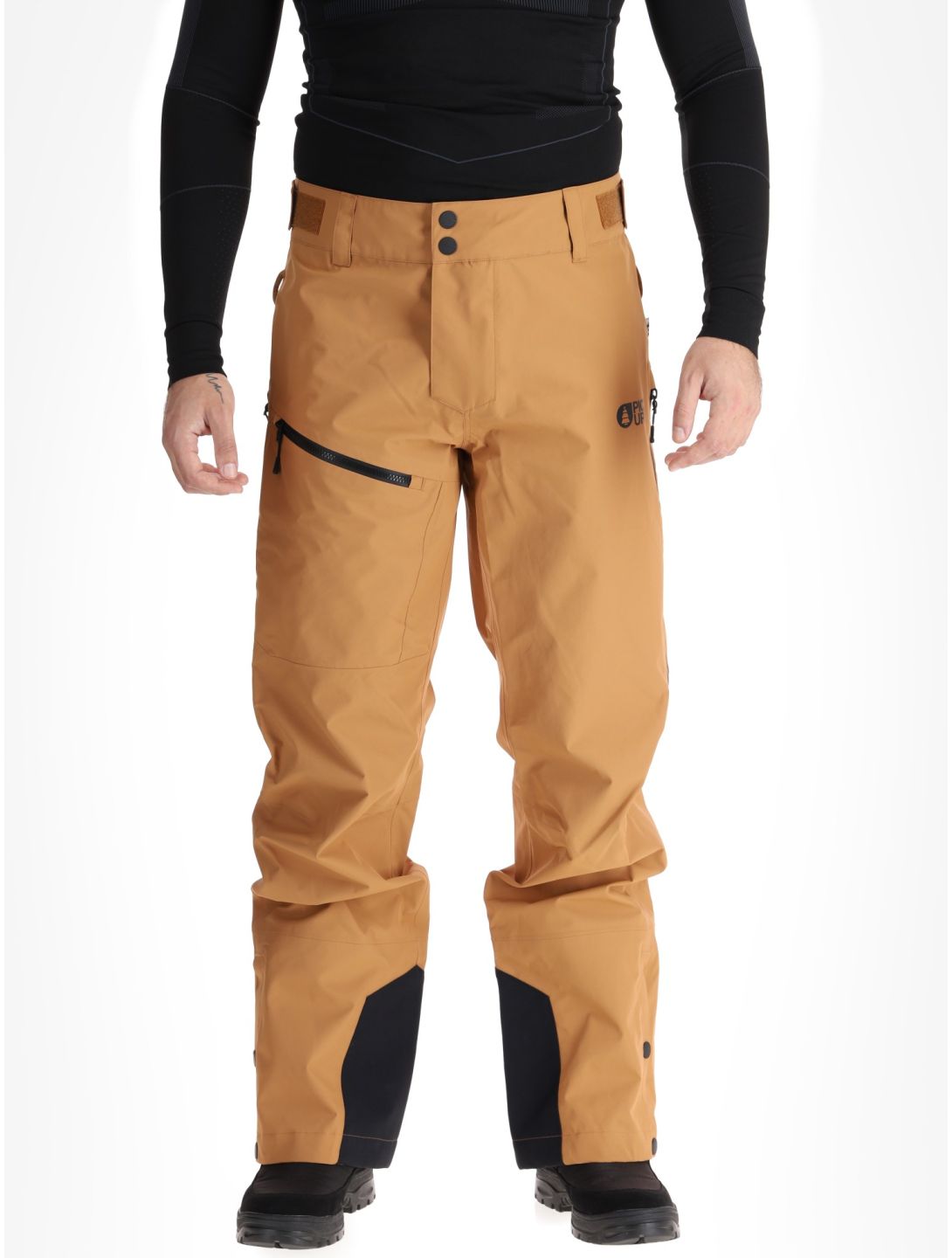 Picture, Eron 3L hardshell ski pants men Brown Sugar brown 