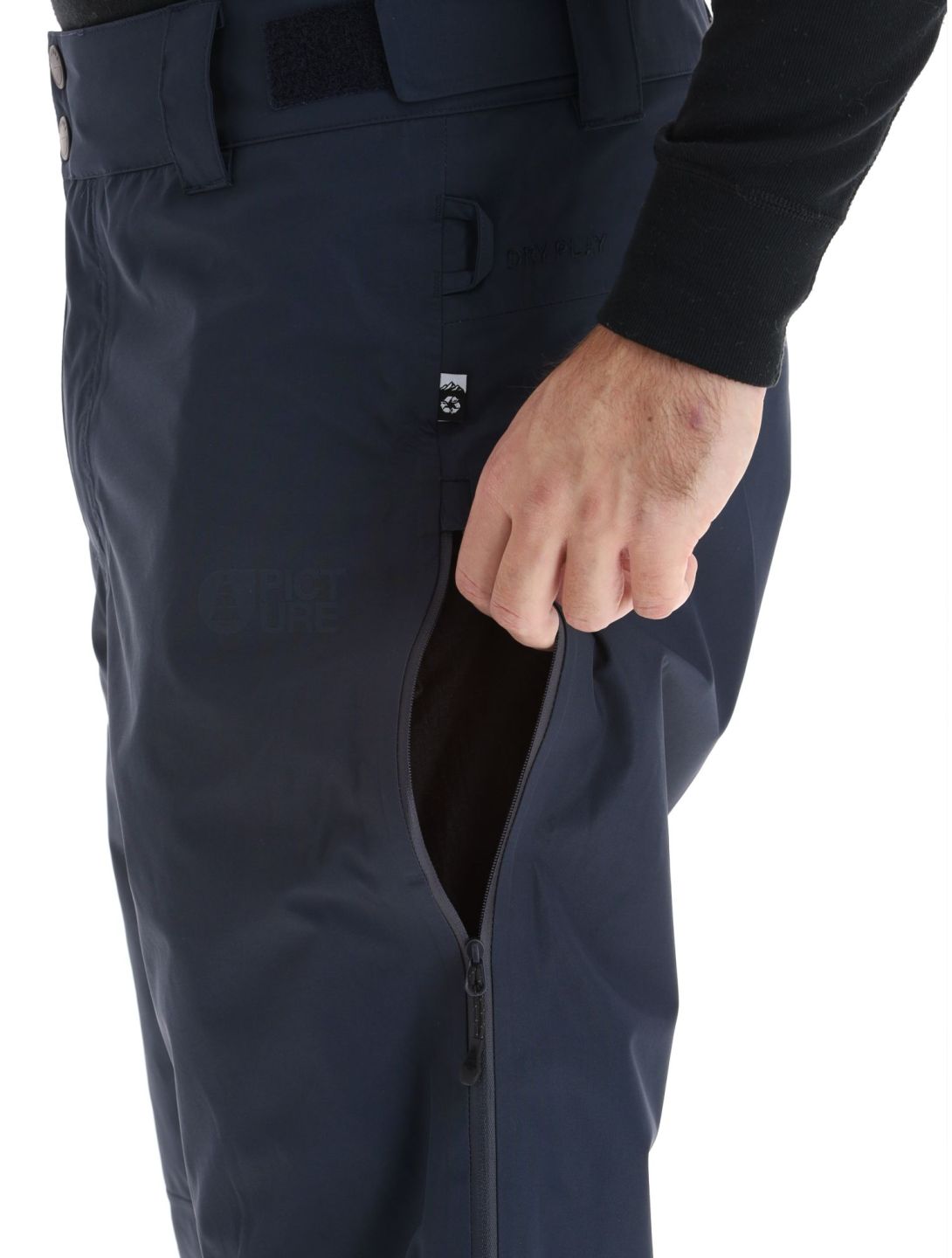 Picture, Eron 3L hardshell ski pants men Dark Blue blue 