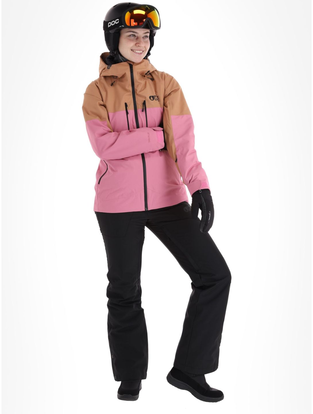 Picture, Exa ski jacket women Cashmere Rose orange, pink 