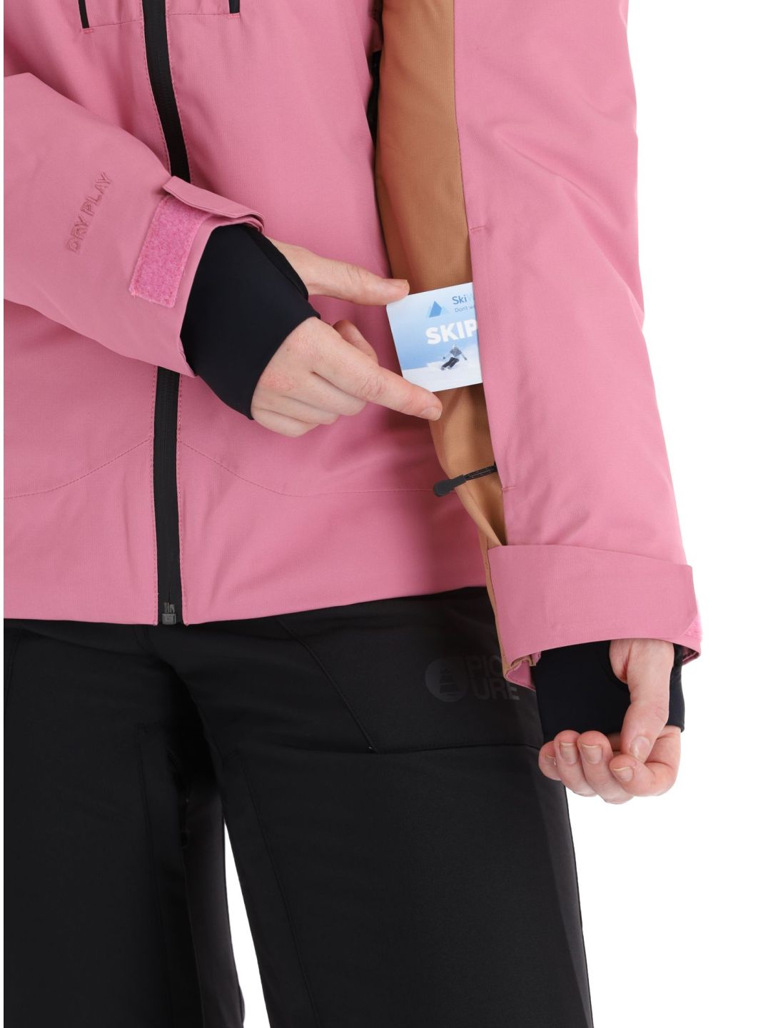 Picture, Exa ski jacket women Cashmere Rose orange, pink 