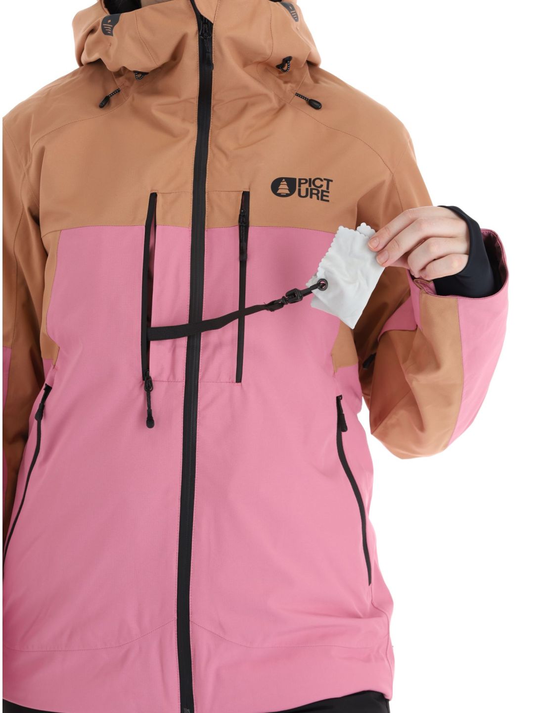 Picture, Exa ski jacket women Cashmere Rose orange, pink 