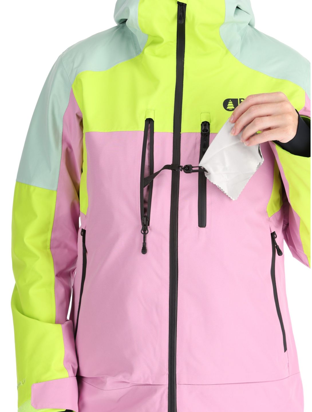 Picture, Exa ski jacket women Orchid Acid Lime Silt Green green, pink 