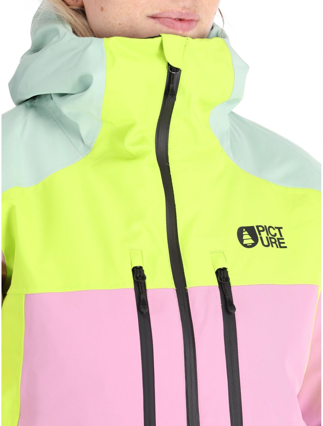 Picture, Exa ski jacket women Orchid Acid Lime Silt Green green, pink 