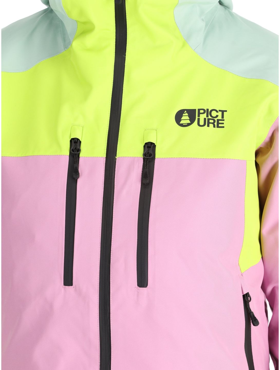 Picture, Exa ski jacket women Orchid Acid Lime Silt Green green, pink 