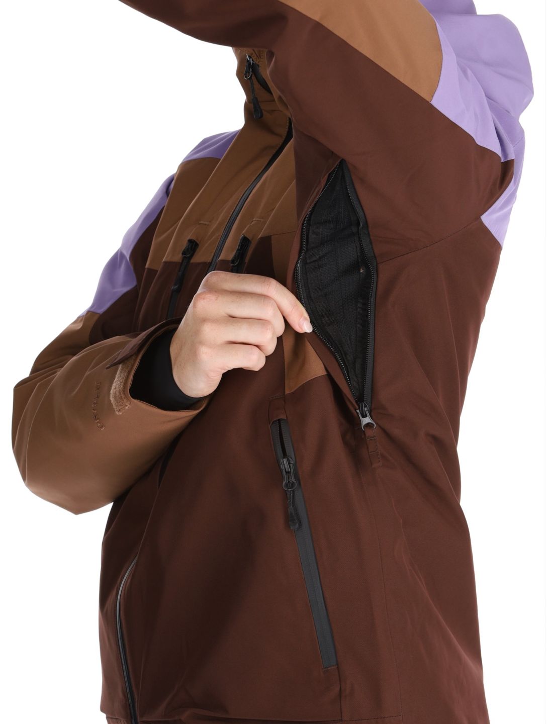 Picture, Exa ski jacket women Paisley Purple Cocoa Brown Chicory Coffee brown, purple 