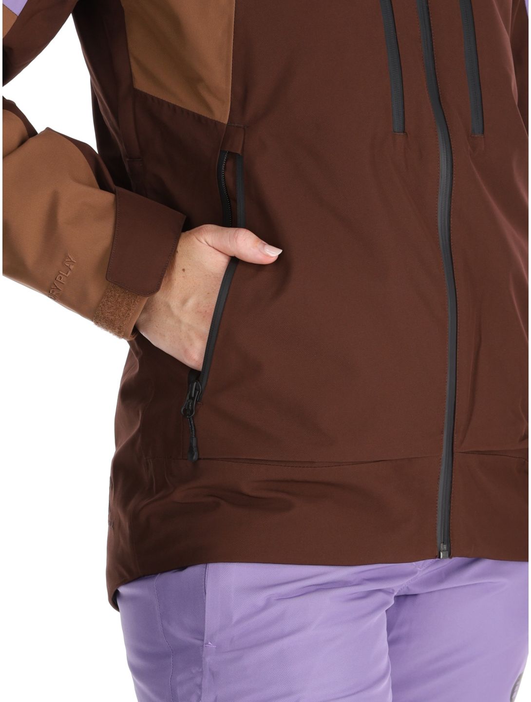 Picture, Exa ski jacket women Paisley Purple Cocoa Brown Chicory Coffee brown, purple 