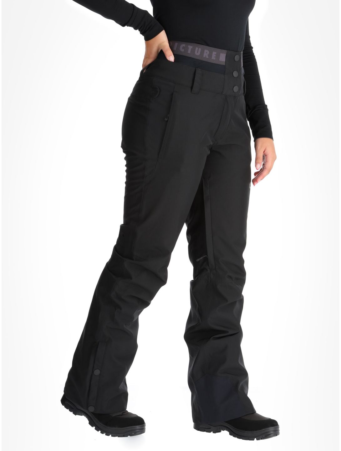 Picture, Exa ski pants women Black black 