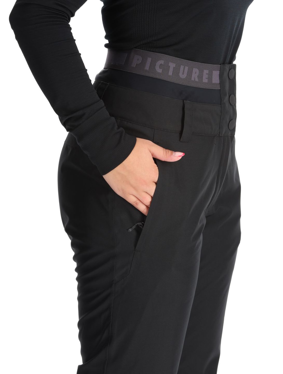 Picture, Exa ski pants women Black black 