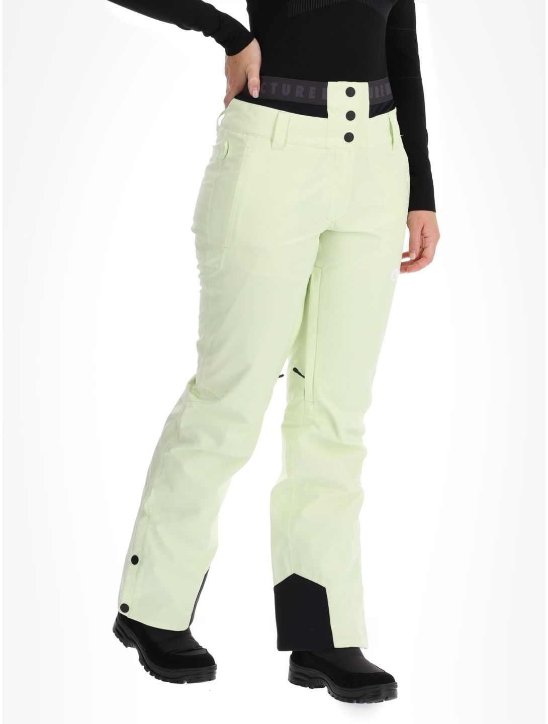 Picture, Exa ski pants women Lime Cream green 