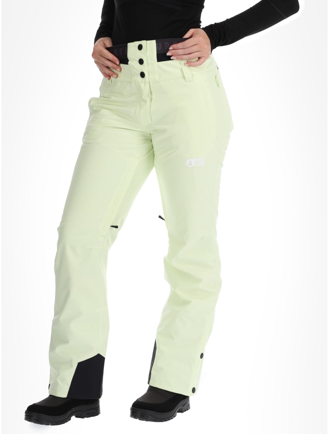 Picture, Exa ski pants women Lime Cream green 