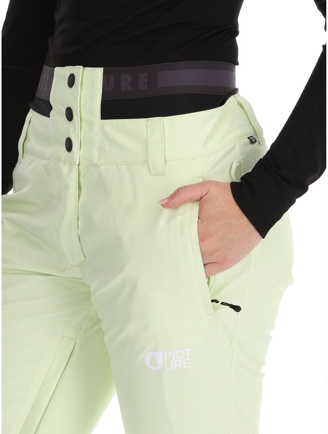 Picture, Exa ski pants women Lime Cream green 