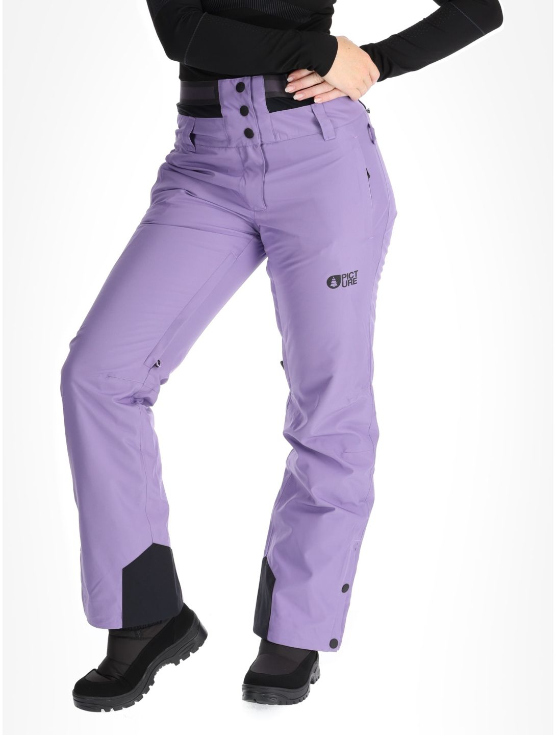 Picture, Exa ski pants women Paisley Purple purple 