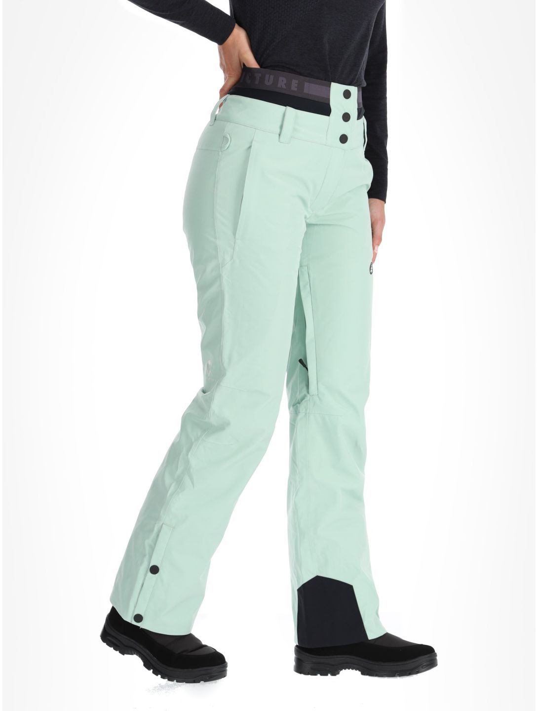 Picture, Exa ski pants women Silt Green green 