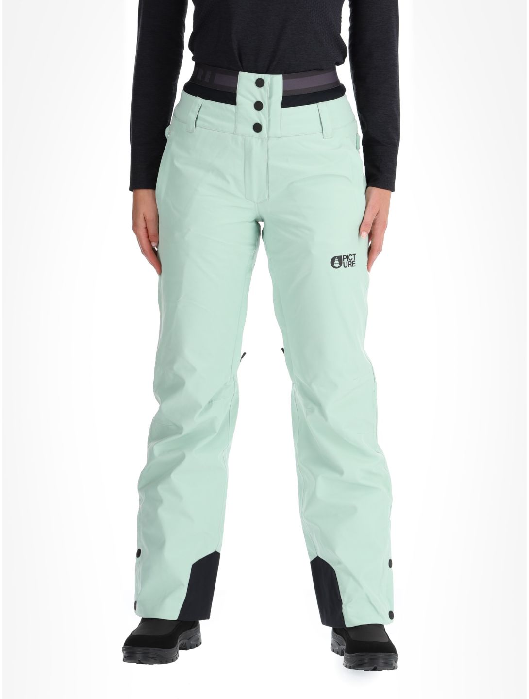 Picture, Exa ski pants women Silt Green green 