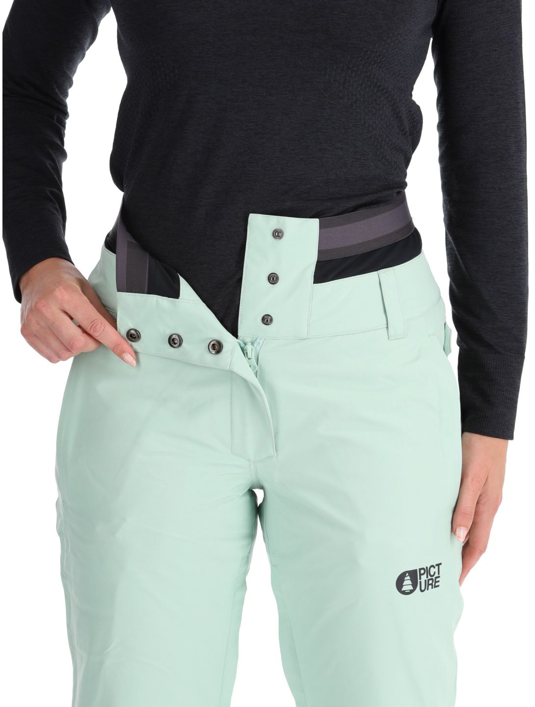 Picture, Exa ski pants women Silt Green green 