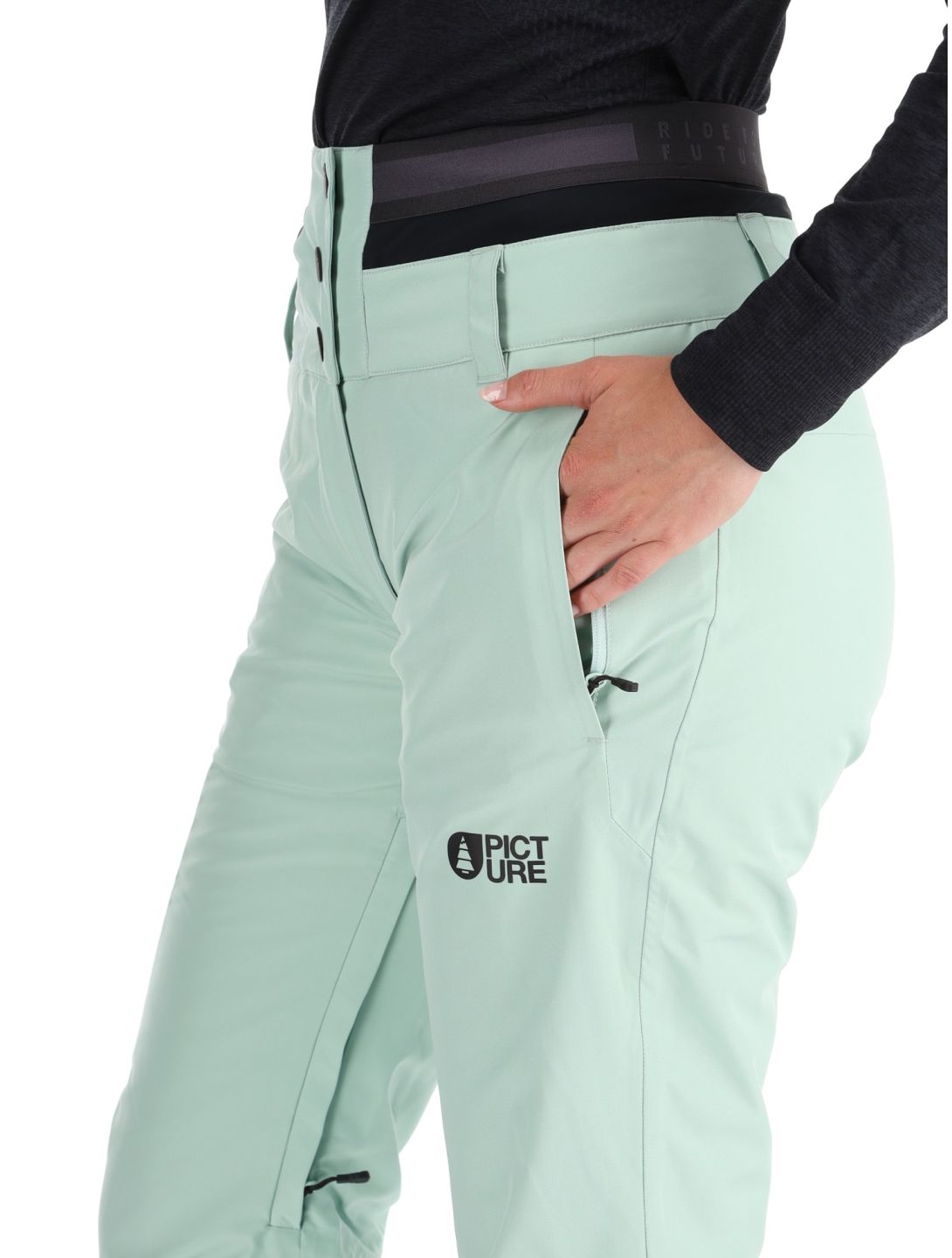 Picture, Exa ski pants women Silt Green green 