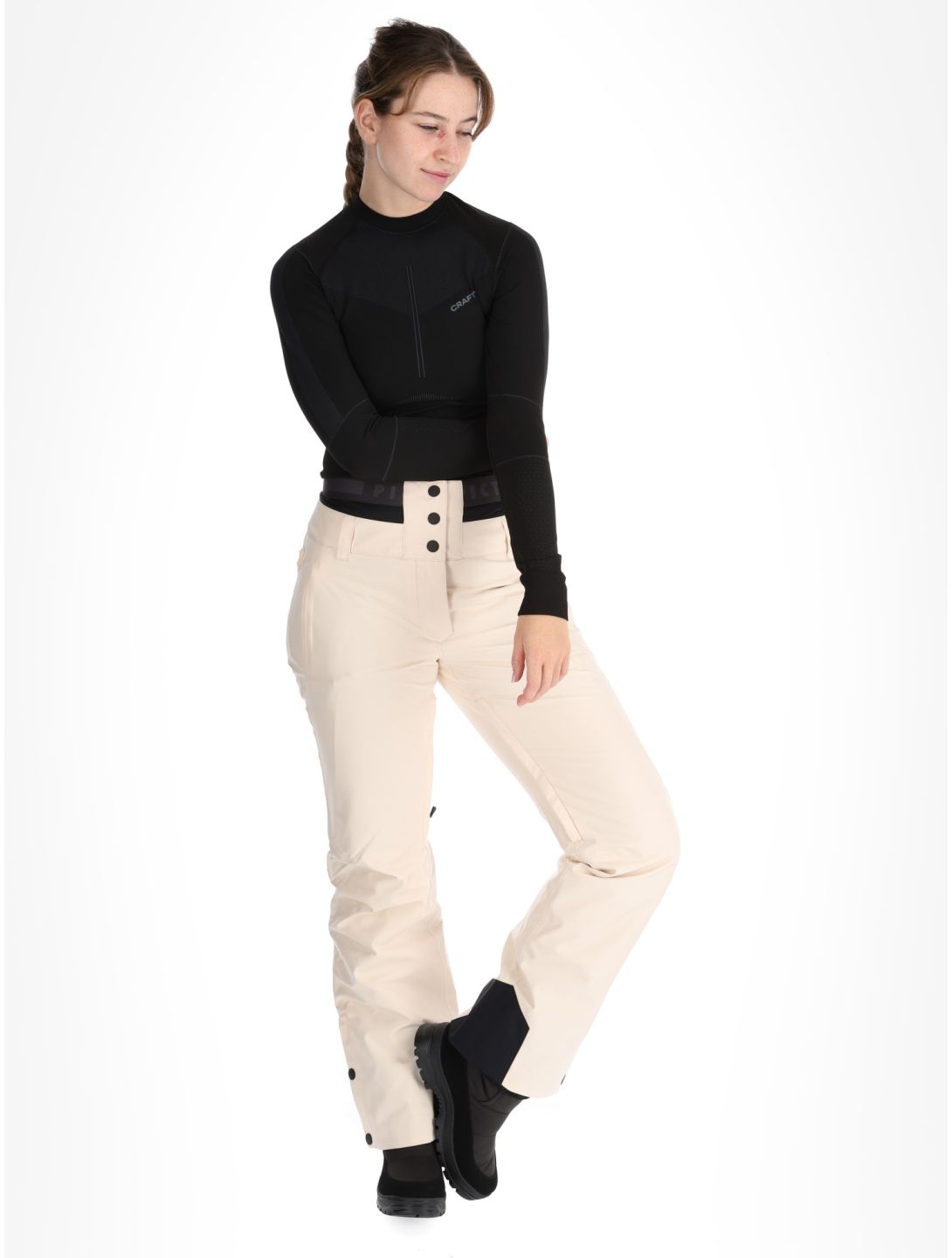 Picture, Exa ski pants women Vanilla beige 