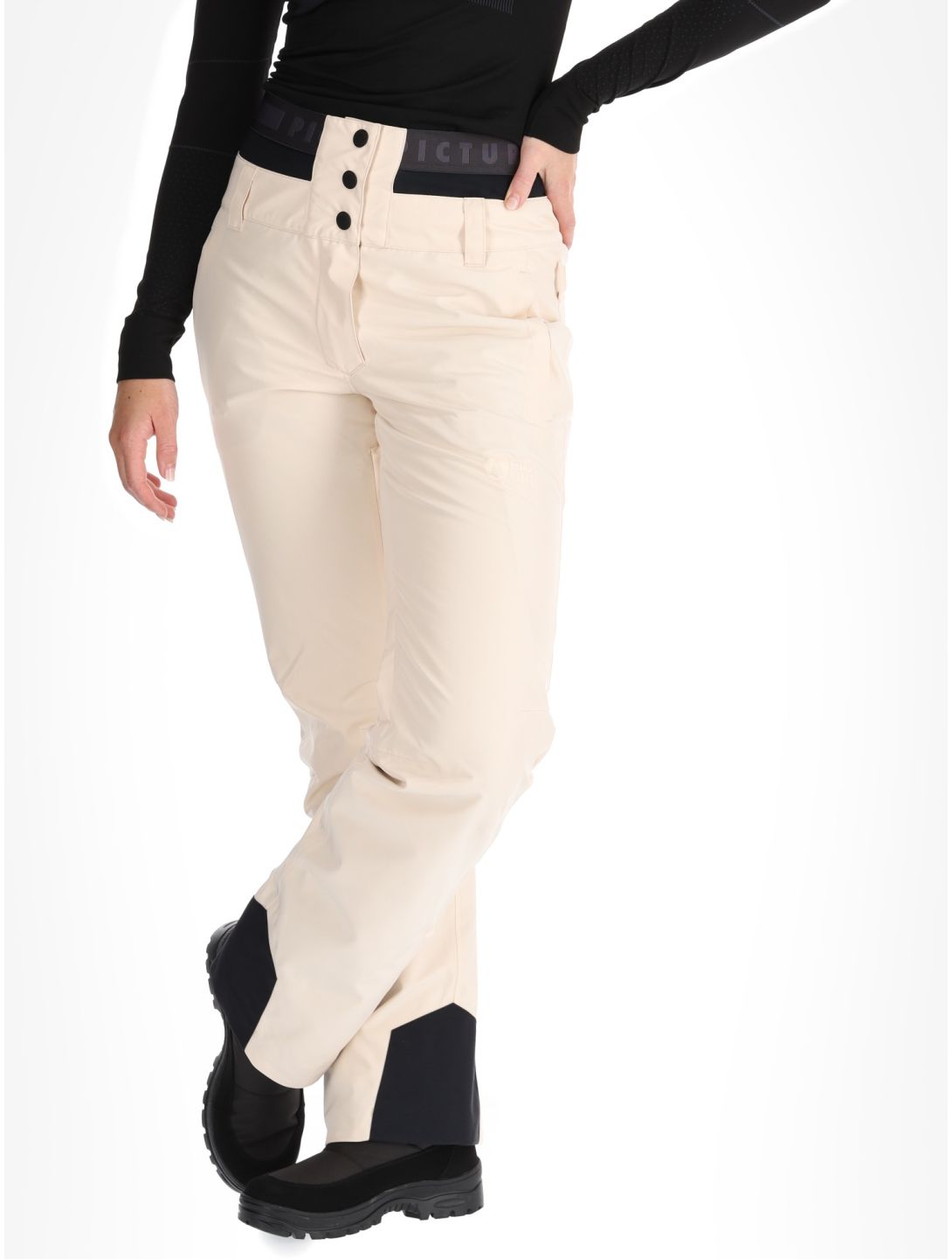 Picture, Exa ski pants women Vanilla beige 