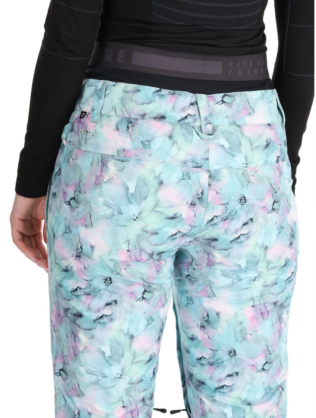 Picture, Exa Printed ski pants women Blurry Water Print multicolor 