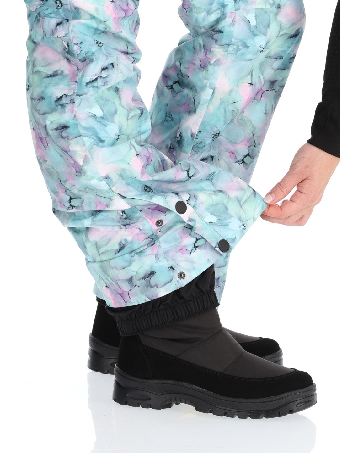 Picture, Exa Printed ski pants women Blurry Water Print multicolor 