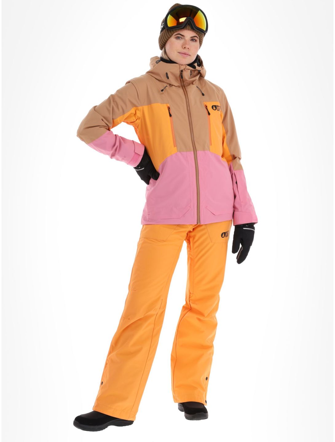 Pink and orange windbreaker hotsell