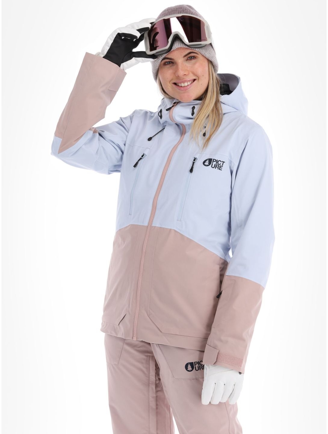 Picture, Fresya ski jacket women Shadow Gray grey, pink 