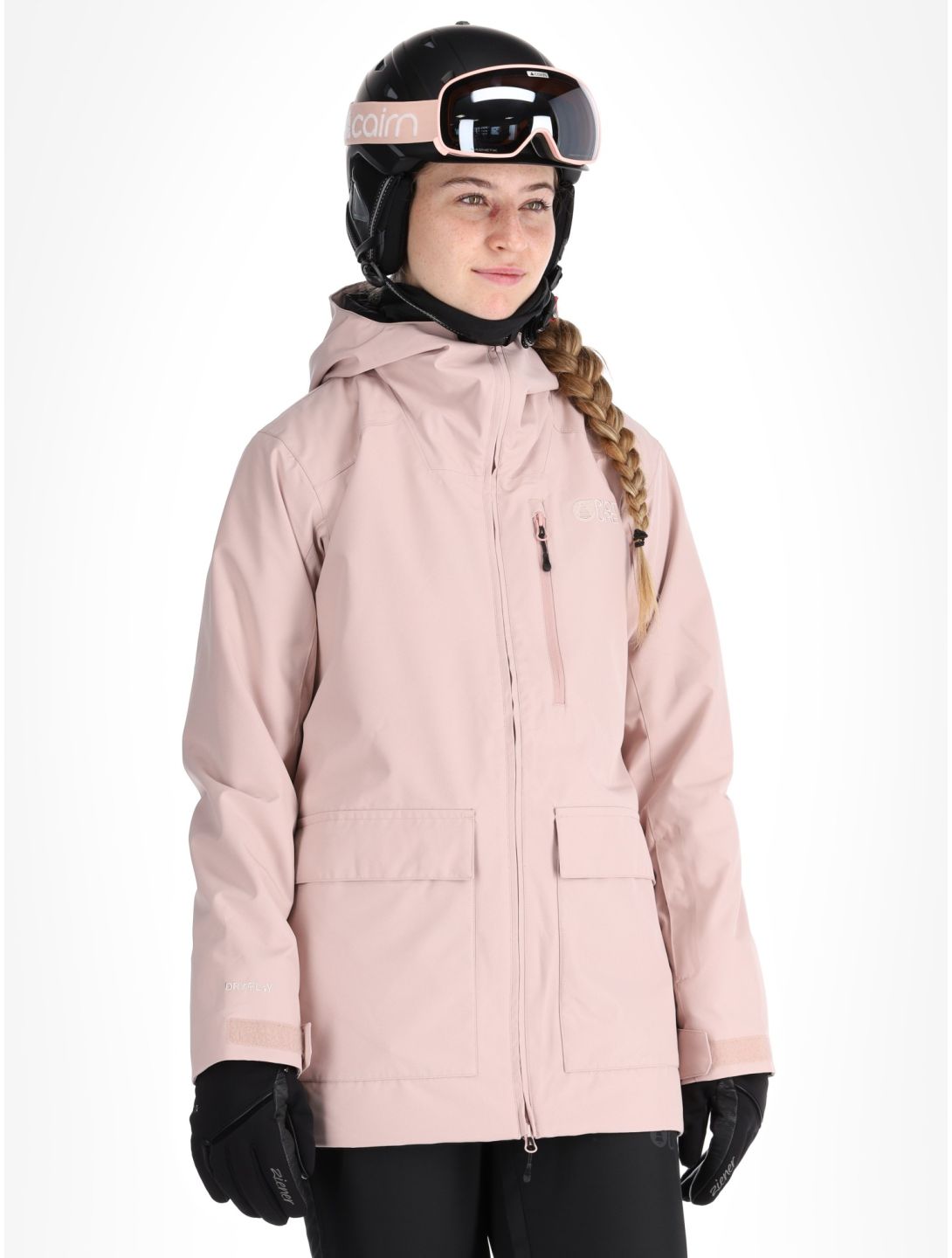 Picture, Glawi ski jacket women Shadow Gray pink 