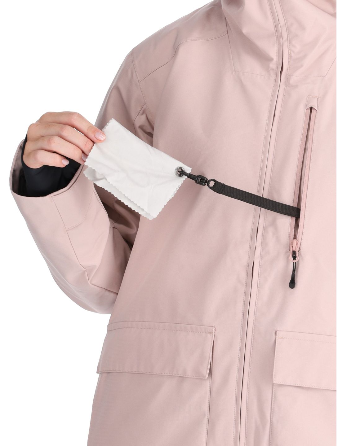 Picture, Glawi ski jacket women Shadow Gray pink 