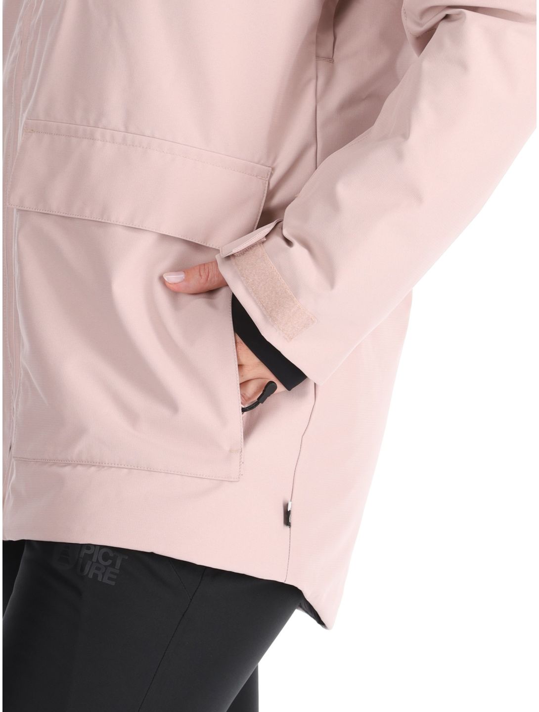 Picture, Glawi ski jacket women Shadow Gray pink 