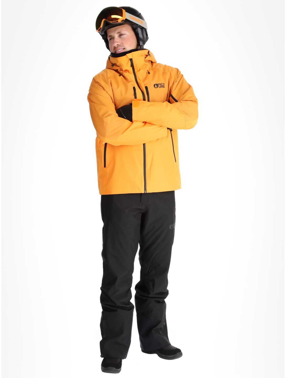 Picture, Goods ski jacket men Carrot orange 