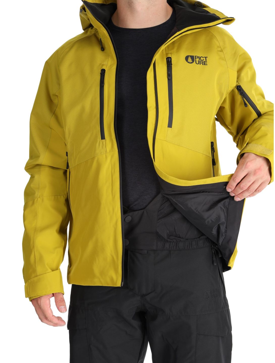 Picture, Goods ski jacket men Golden Goud 