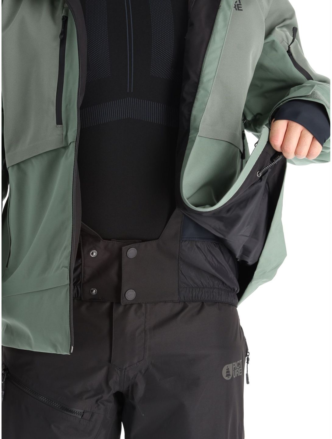 Picture, Goods ski jacket men Laurel Wreath green 