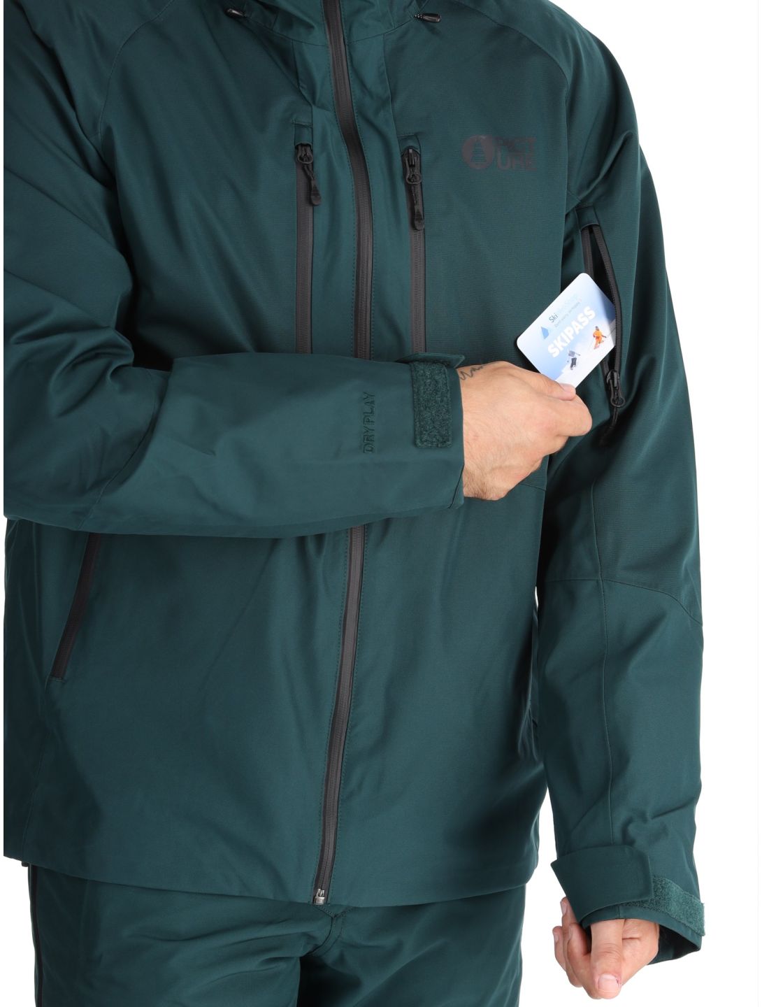 Picture, Goods ski jacket men Ponderosa Pine green 