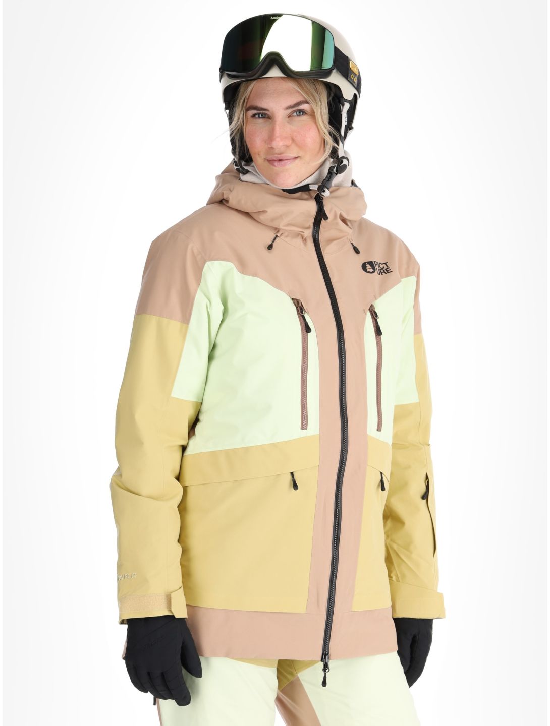 Picture, Haakon ski jacket women Roebuck brown 