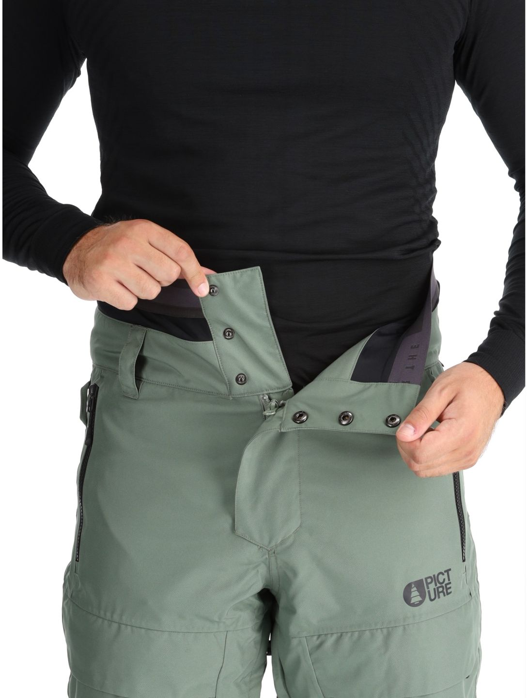 Picture, Impact ski pants men Laurel Wreath green 