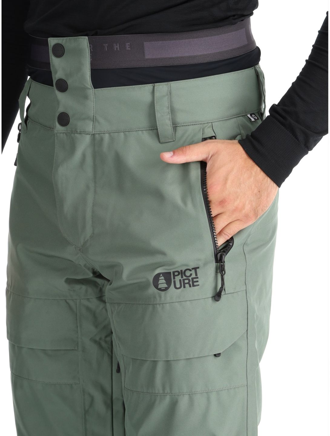 Picture, Impact ski pants men Laurel Wreath green 