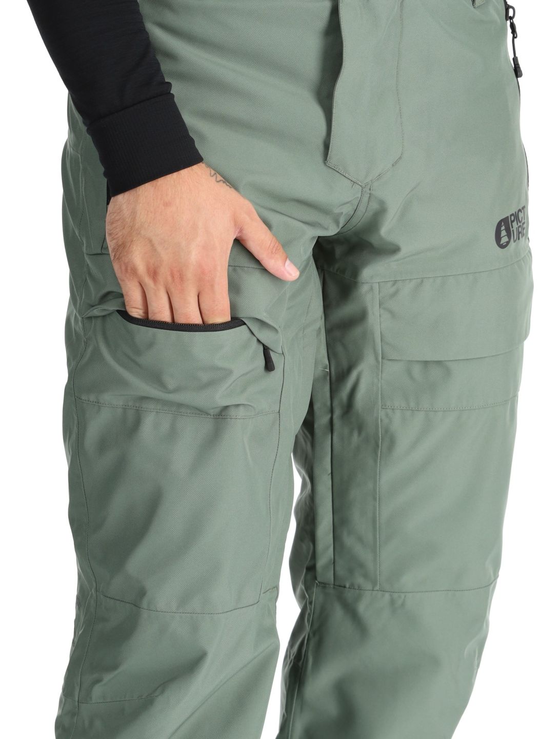 Picture, Impact ski pants men Laurel Wreath green 