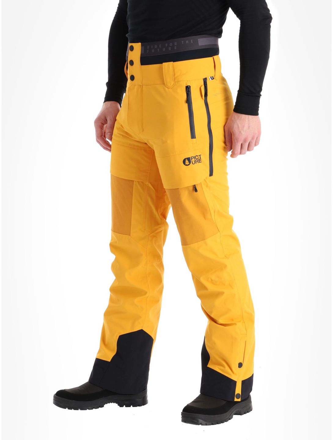 Picture, Impact ski pants men Autumn Blaze yellow 