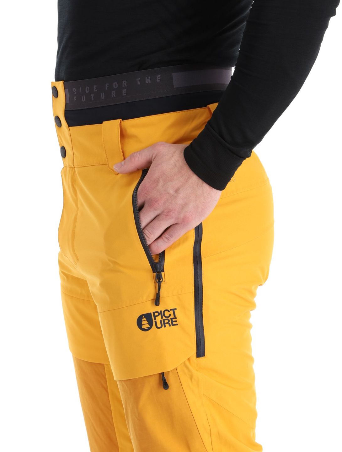 Picture, Impact ski pants men Autumn Blaze yellow 