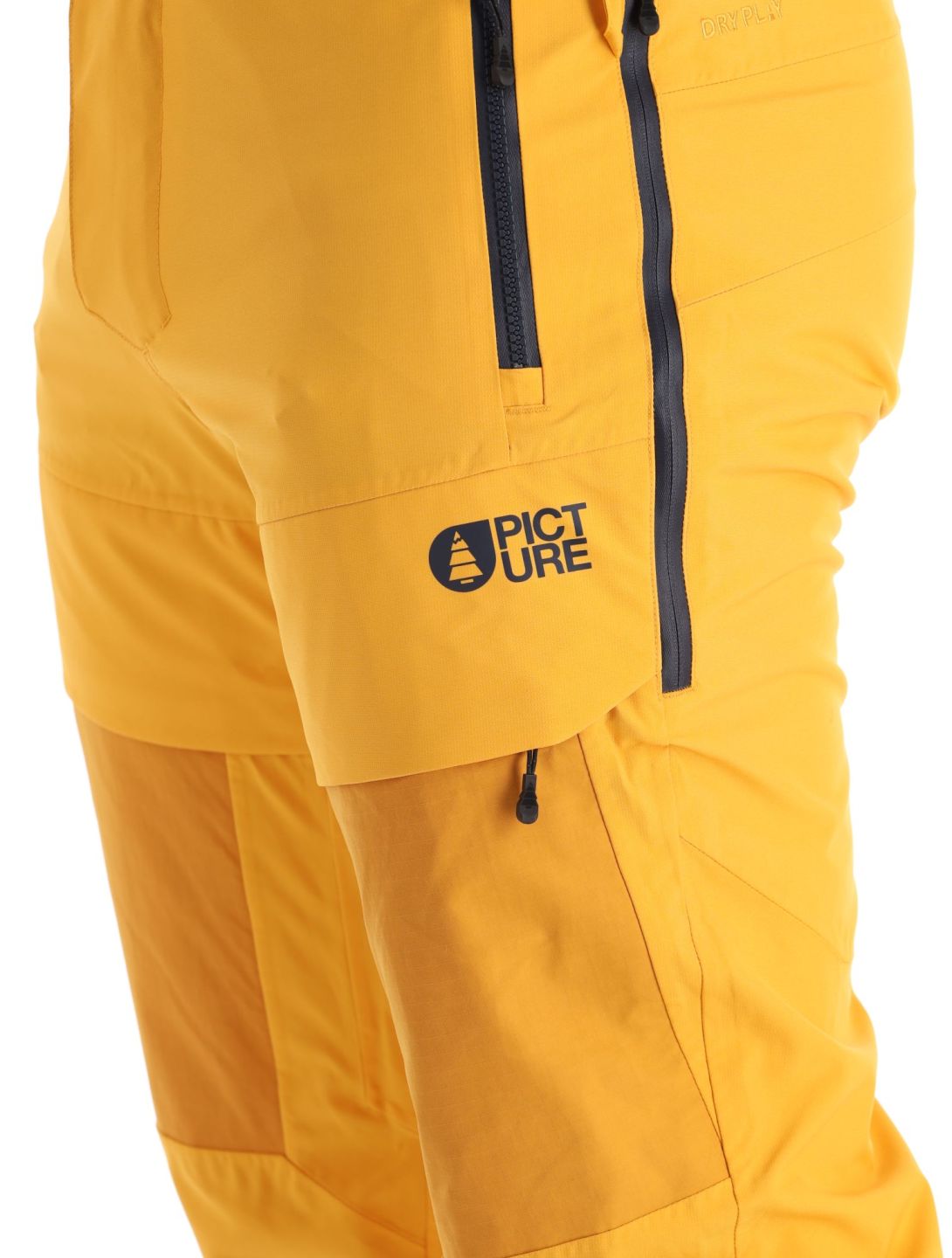 Picture, Impact ski pants men Autumn Blaze yellow 