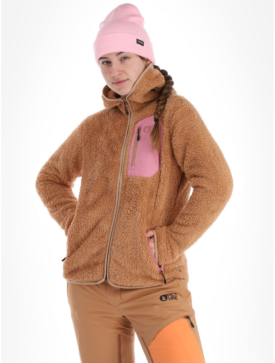 Picture, Izimo Fz Fleece jacket women Latte beige 