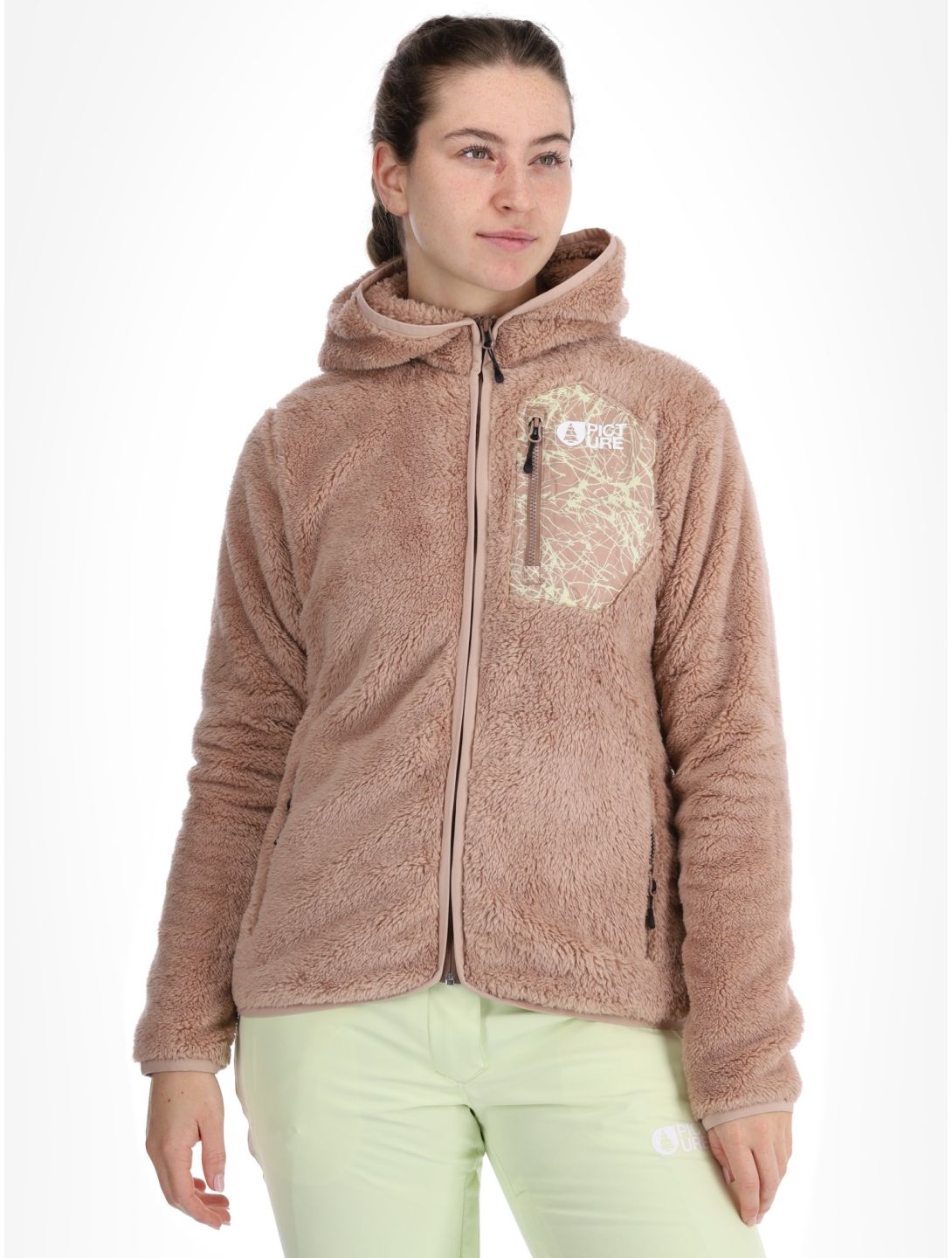 Picture, Izimo Fz Fleece jacket women Roebuck brown 