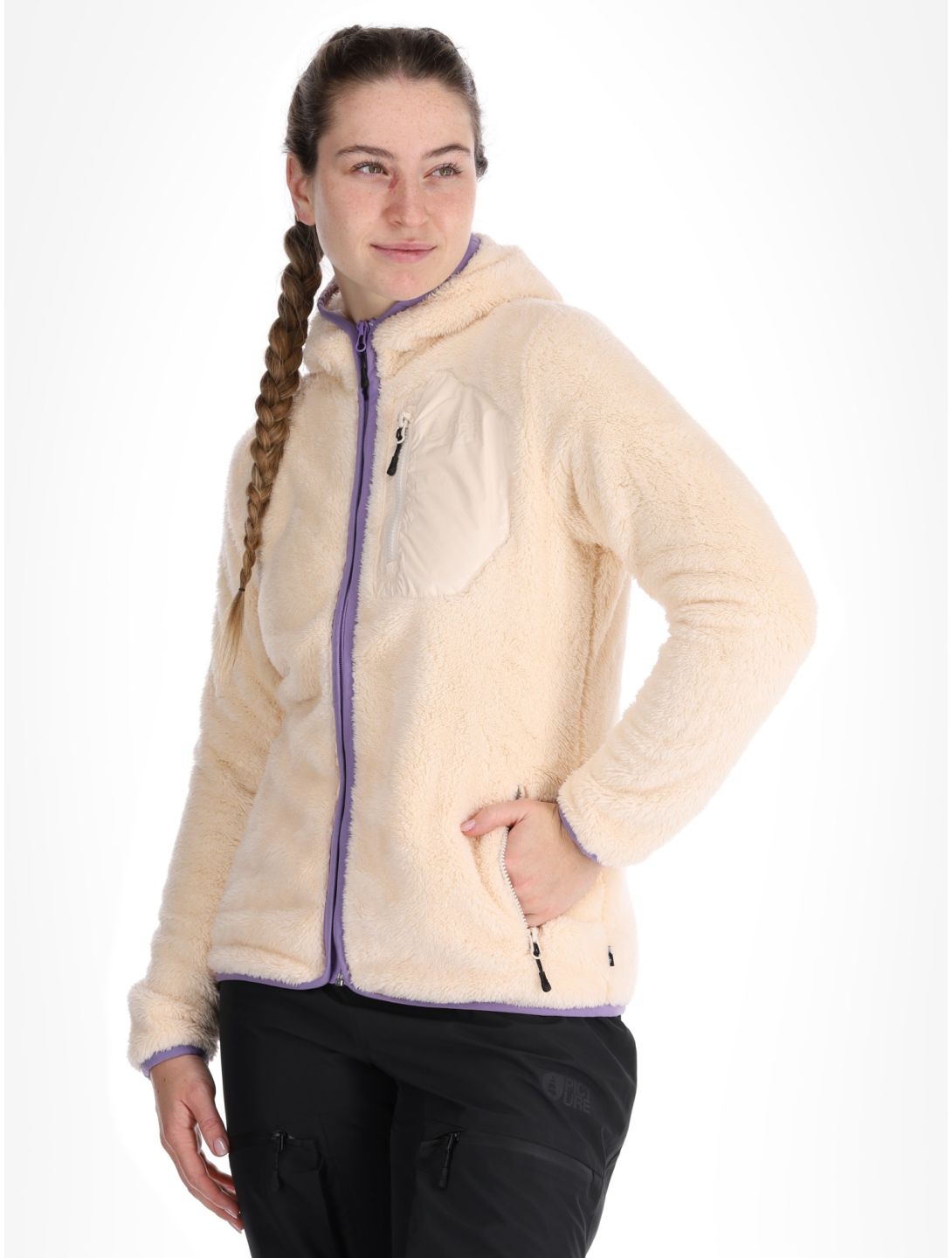 Picture, Izimo Fz Fleece jacket women Vanilla beige 