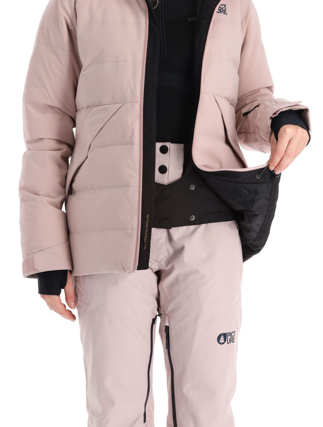 Picture, Lement ski jacket women Shadow Gray pink 