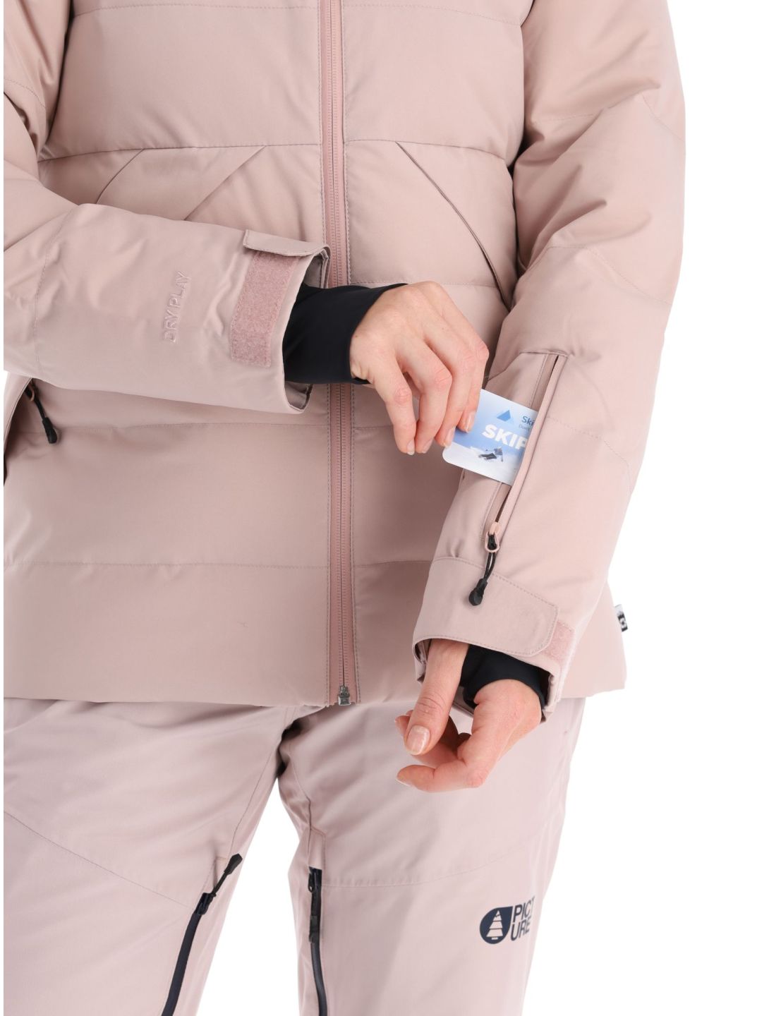 Picture, Lement ski jacket women Shadow Gray pink 