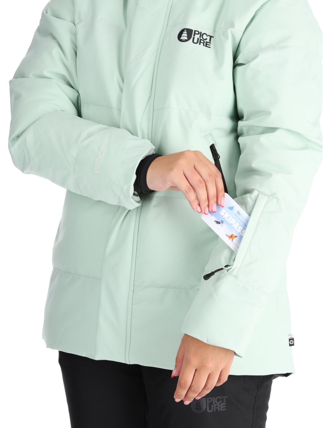 Picture, Lement ski jacket women Silt Green green 