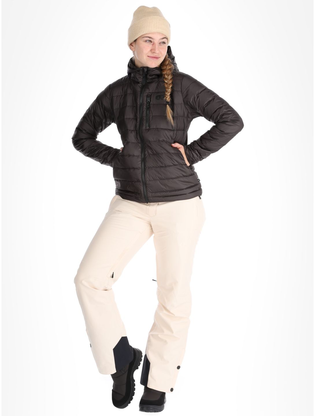 Picture, Mid Puff Down down jacket women Black black 