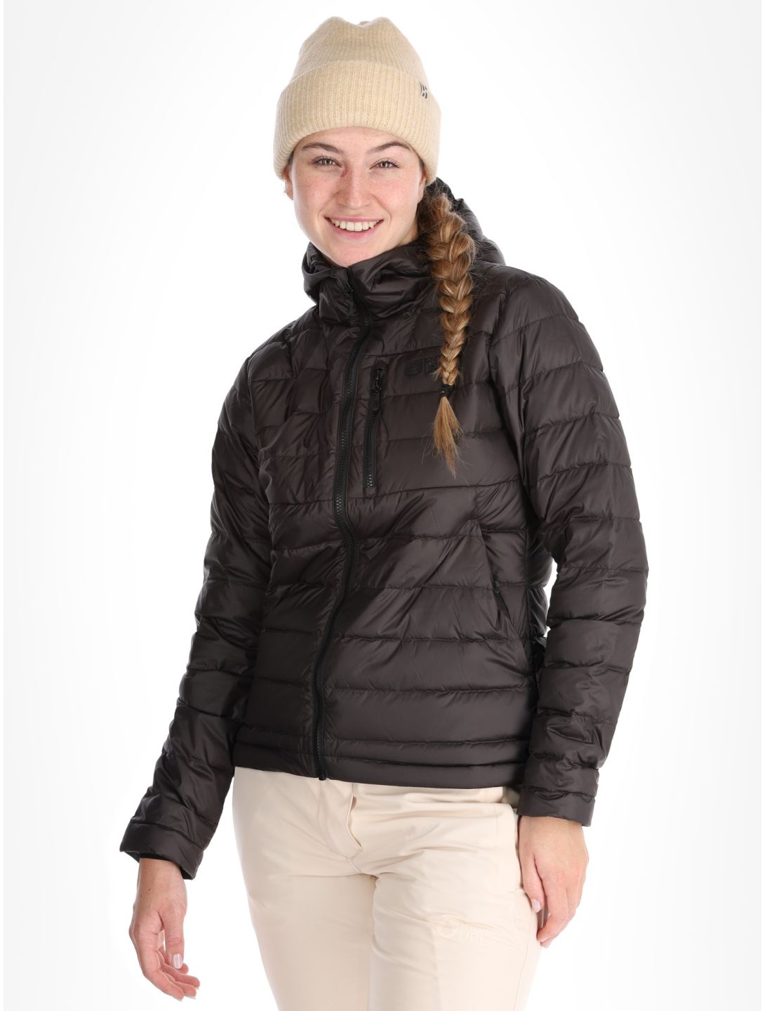 Picture, Mid Puff Down down jacket women Black black 