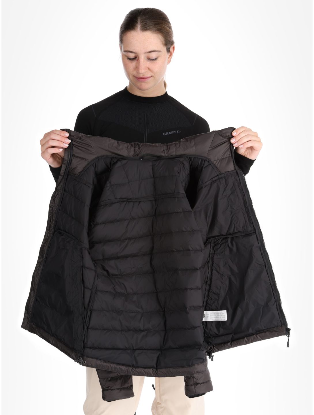 Picture, Mid Puff Down down jacket women Black black 