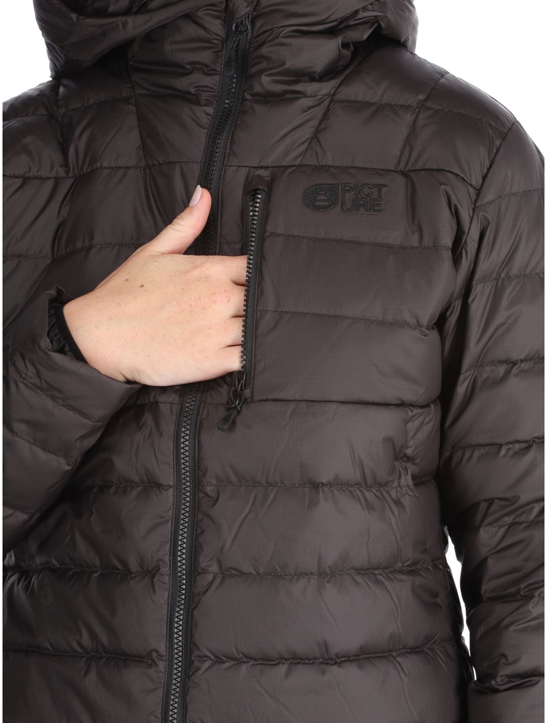 Picture, Mid Puff Down down jacket women Black black 